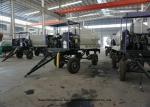 High Efficiency 2 Axles Sewage Cleaning Trailer For Vacuum Fecal Suction