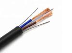 Hybrid Copper Fiber Optic Network Cable With Black TPU LSZH Jacket Customized