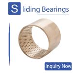 Wrapped Perforated Bronze Bushing CuSn8 Material