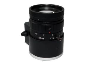 China 1&quot; 20mm F1.4 8Megapixel C Mount DC Auto IRIS Low Distortion ITS Lens, 20mm Traffic Monitoring Lens factory