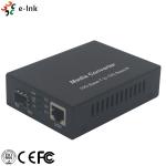 12V DC Fiber Optic Ethernet Media Converter Hot Plugging 10G Base - T To 10G