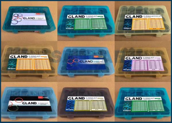 Small Transparent Lattice O Ring Seal Kit Box For HIATCHI KOBELCO SUNCARSUNCARVO