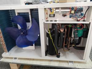 China 5.5 kW Domestic Air Source Heat Pump; with circulation pump inside factory