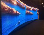 P5 Outdoor Rental HD Curved Led Video Wall , 5.95mm Flexible Led Display