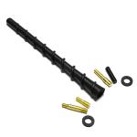 7" Black Spiral Bending AM/FM Radio Antenna Universal Fit for Trucks Cars SUVs