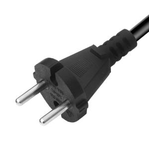 China XianD supply tv 2 Pin eu Plug Electric Supply KC approved 360 extension hair dyre cord wire electric high power cable factory