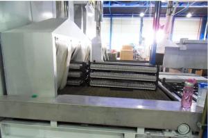 China 1000mm / Min Aluminium Radiator Brazing Furnace With Controllable Atmosphere factory