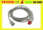 HP invasive blood pressure cable round12pin for Utah transducer , HP IBP adapter
