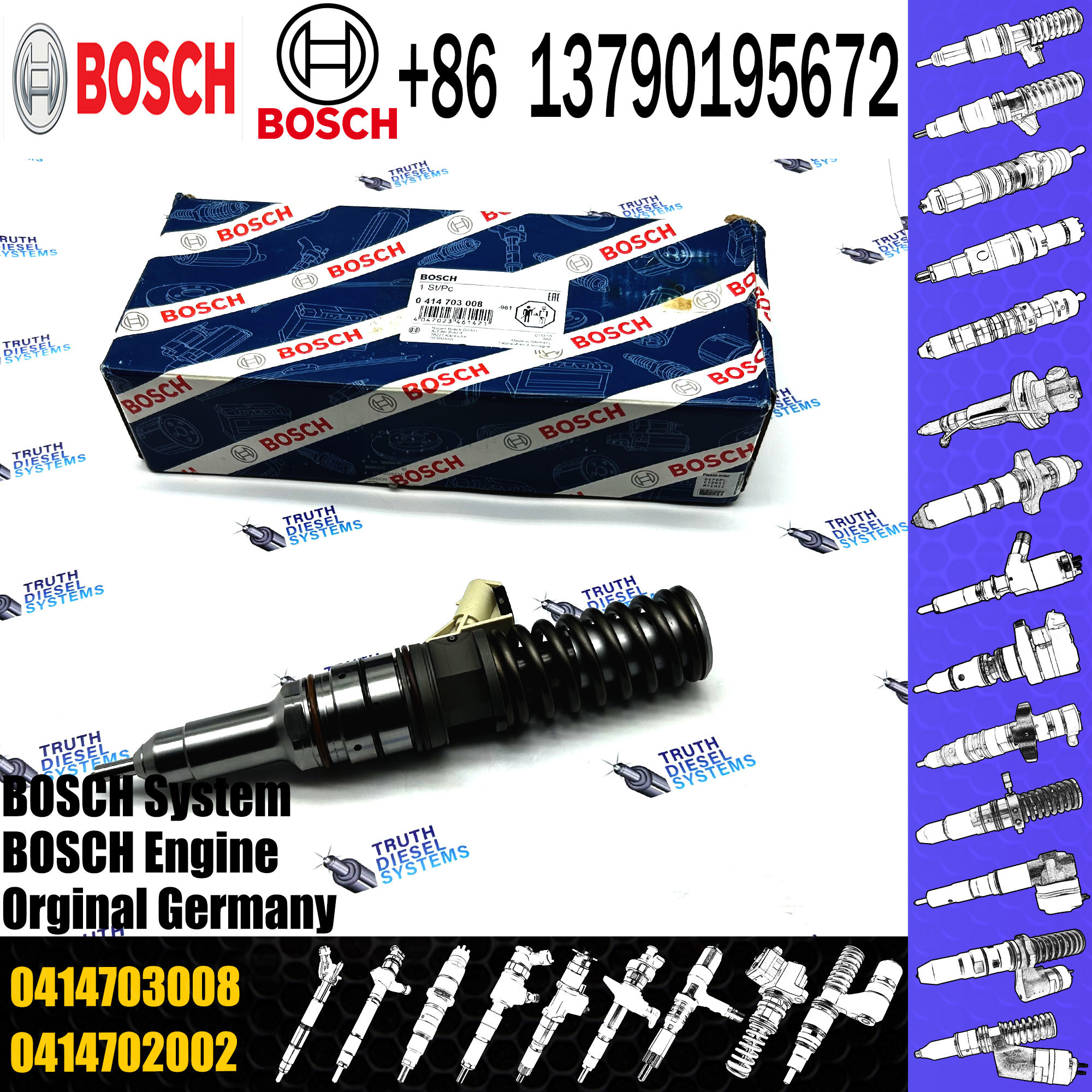 Fuel Unit Pump Injector 0414702021 0414702022 0414702023 0414702024 0414702025 0414703002 0414703003 0414703004 04147030