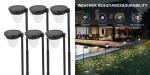 Rose lighting effect Solar Landscape Lights waterproof IP65 ground light