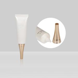 China Squeeze Custom Cosmetic Tubes D25mm 20-60ml Plastic Empty Cream Tube With Nozzle factory