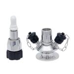 Polish Surface EPDM Seals TP316L Aseptic Sample Valve