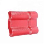 45mm Pvc Roof Tile Sheets Red Color Coated Synthetic Resin Plastic Roof Tiles