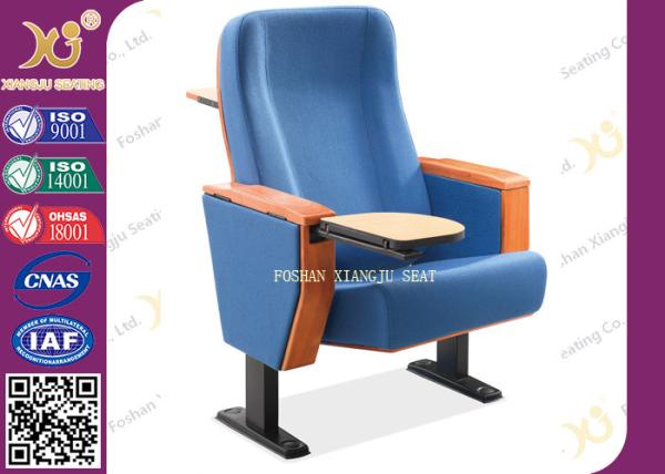 Solid wood outer auditorium back table chair with playwood outside for