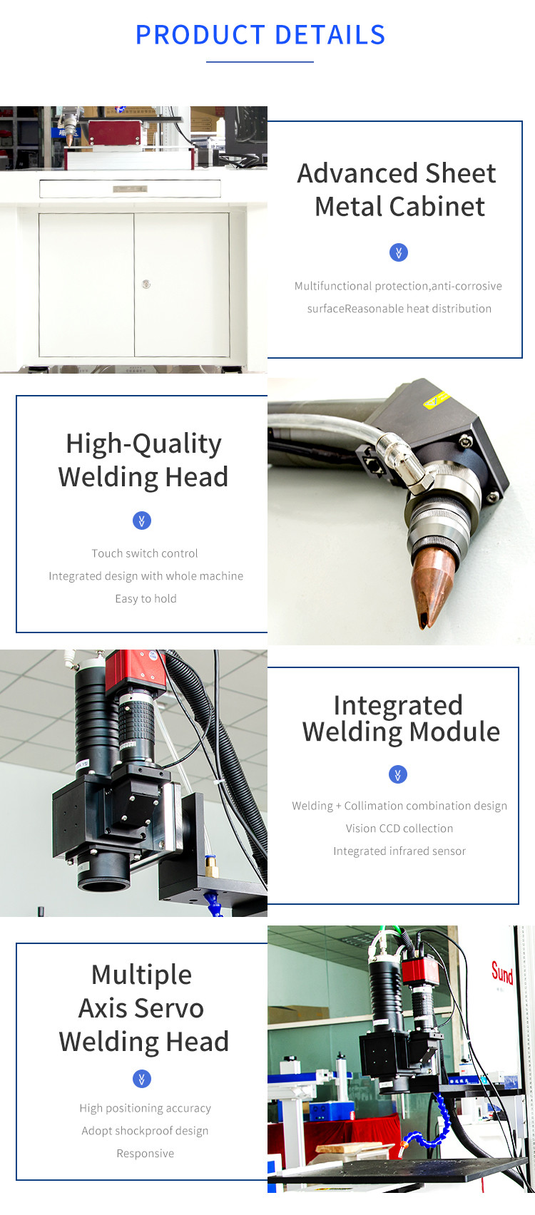 220-240VAC 1kw-3kw Portable Handheld Laser Welder For Aluminum