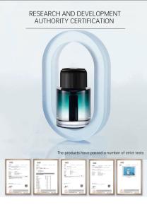 China 150ml Quiet Black Car Aromatherapy Machine With Essential Oil Compatibility factory