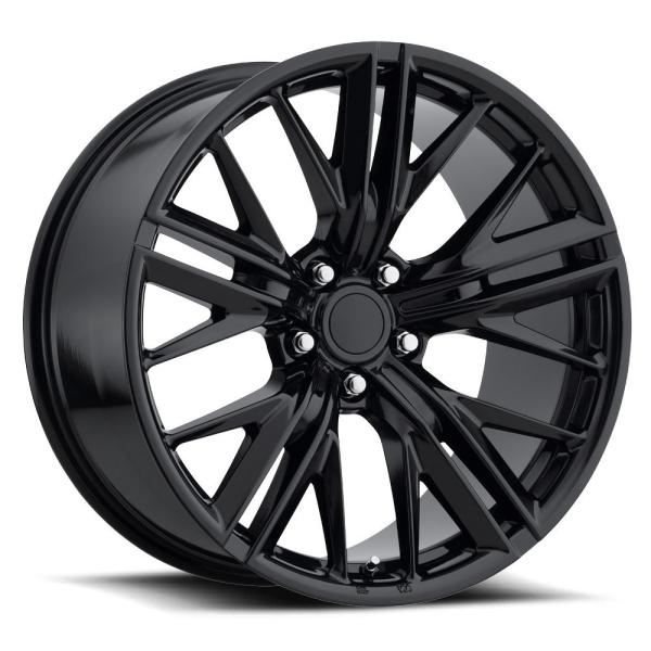 20 Inch ZL1 Camaro Chevrolet Replica Wheels Staggered 20x10 20x11 Gloss Black