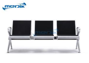 China PU Injection Foam Waiting Room Furniture , Hospital Style Chairs For Three Persons factory