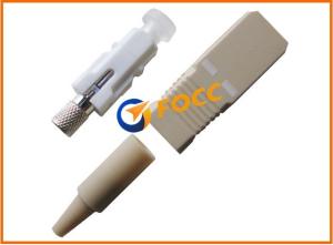 China Multimode Duplex Fiber Optic Connector In Networking , SC Fiber Connector factory