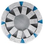 Abrasive Diamond Satellite for Granite Grinding Tools Diameter 130mm-150mm Grit