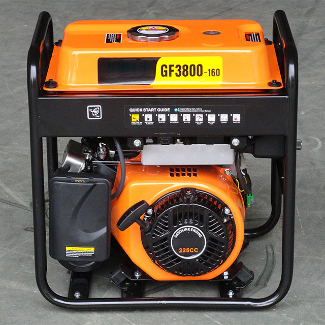 China 2kW Gasoline Welding Generator with Recoil Start 225cc factory