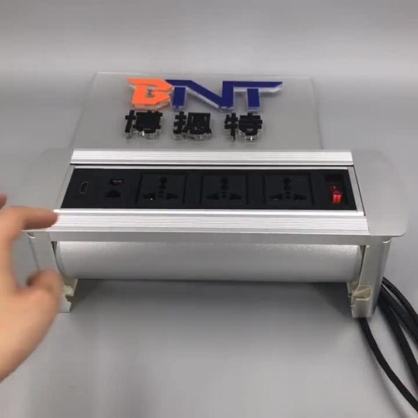 China CE approval multimedia EU power hidden table top power outlet factory