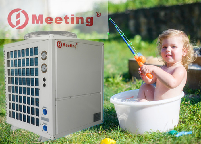 Top Blowing Type Swimming Pool Heat Pump Hotel And Domestic Spa Heater MDY70D Titanium Heat Exchanger High Performance