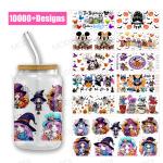 UV DTF Transfers For Halloween Cup Wrap Designs On Glass Tumblers For Holiday