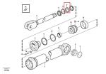 VOE4784045 VOE 4784045 4784045 Piston Rod Seal For SUNCARSUNCARVOLVO L90E L180E