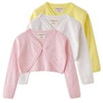 Summer Cotton Knitted Cardigan Top Toddler Children Kids Girls Sweater