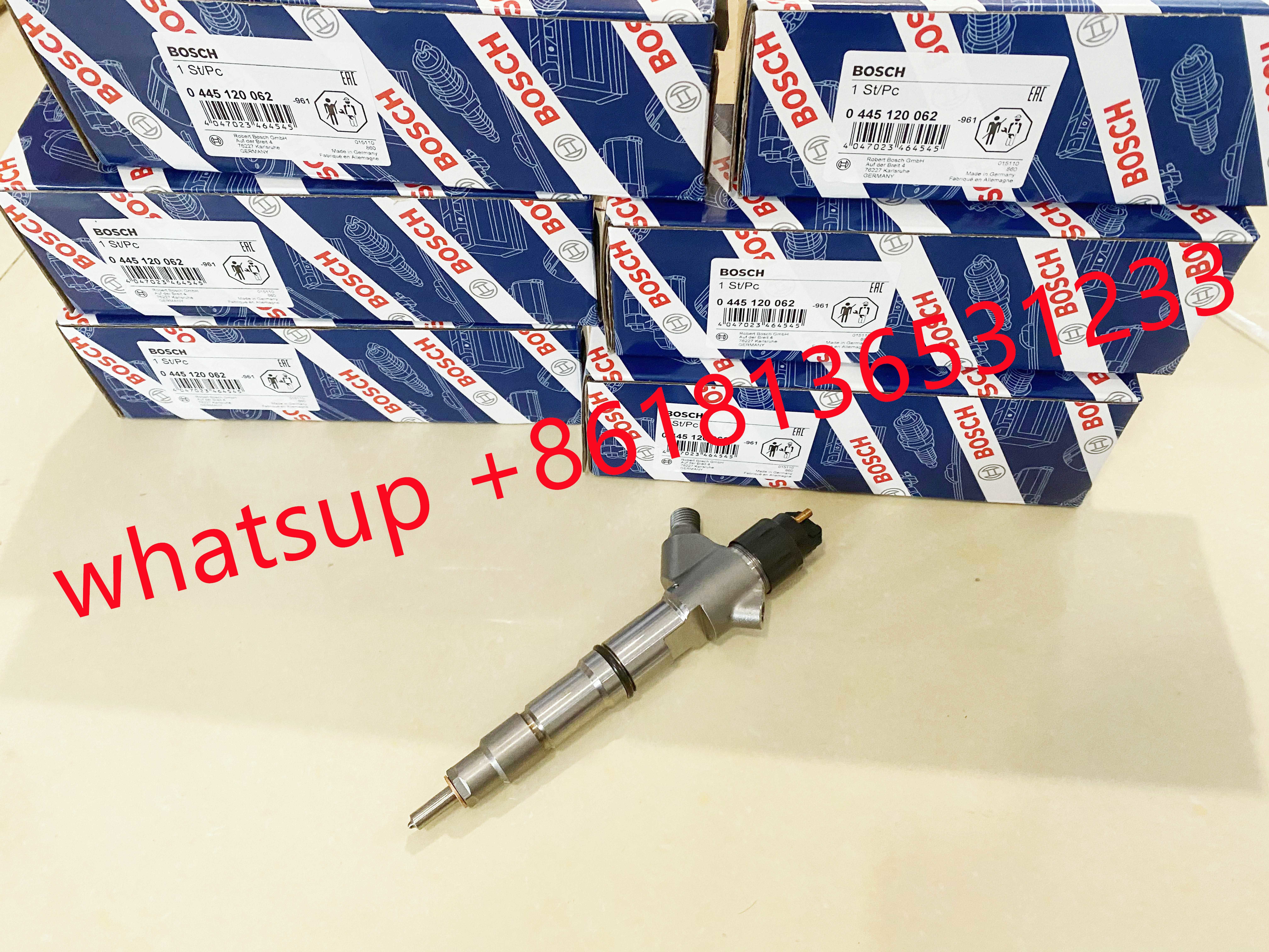 High Quality New Injector 0445120062 0986435546 Common Rail Fuel Diesel Injector for Agco Sisu Power / Fendt
