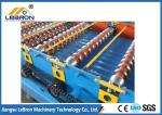 Hydraulic Cut Corrugated Sheet Roll Forming Machine , Sheet Metal Corrugating