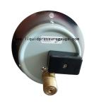 Painted Steel Electric Contact Pressure Gauges 3500psi With Flange