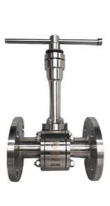 China ISO9001 Approved Manual Cryogenic SS Ball Valve -flange connection factory