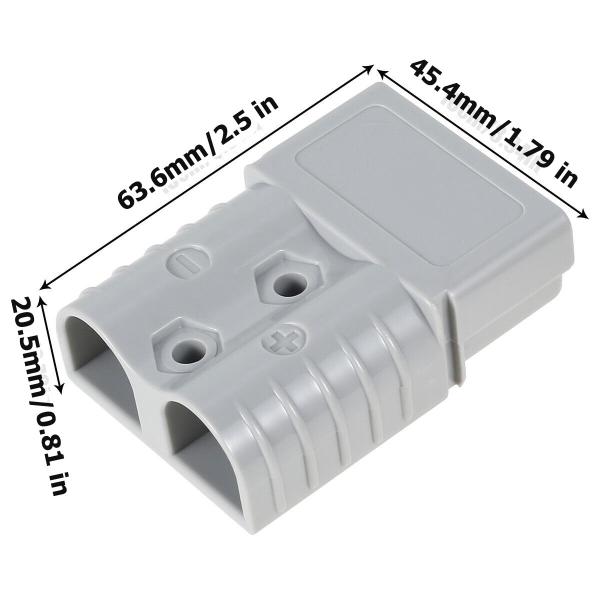 120A 600V ANDERSON PLUG Cable Battery Power Connector With Terminals Grey Red Black Yellow Blue Color