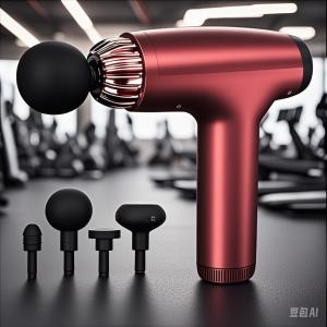China 5 Interchangeable Heads Deep Tissue Massage Gun and Adjustable Intensity factory