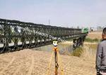 Temporary Steel Assembly Bridge Structure Customize Paint