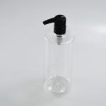 OEM/ODM 1000ml PETG Flat Shoulder Round Shampoo Body Wash Bottle with Press Pump