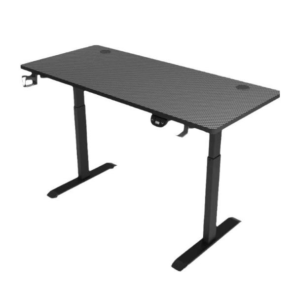 Living Room Retractable Black Metal Electric Height Adjustable Standing Desk