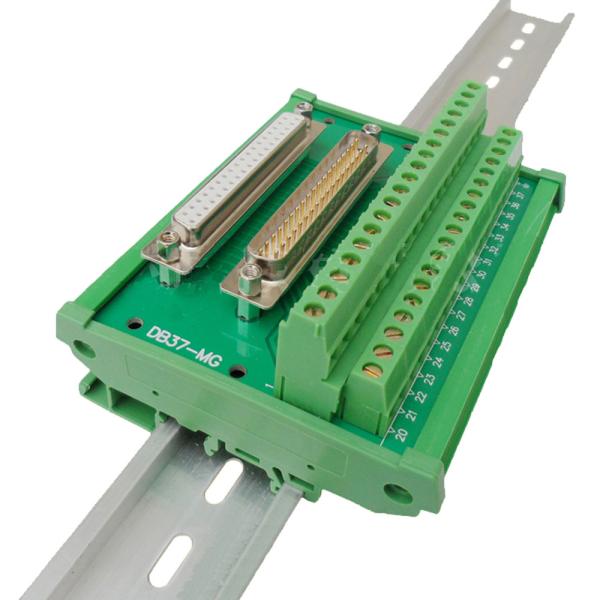 DB37 D Sub 37 Pin Male Female Dual Connectors Terminal Block Wiring Breakout