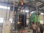Double Hook 600mm Hanger Type Shot Blasting Machine For Forging Parts Cleaning