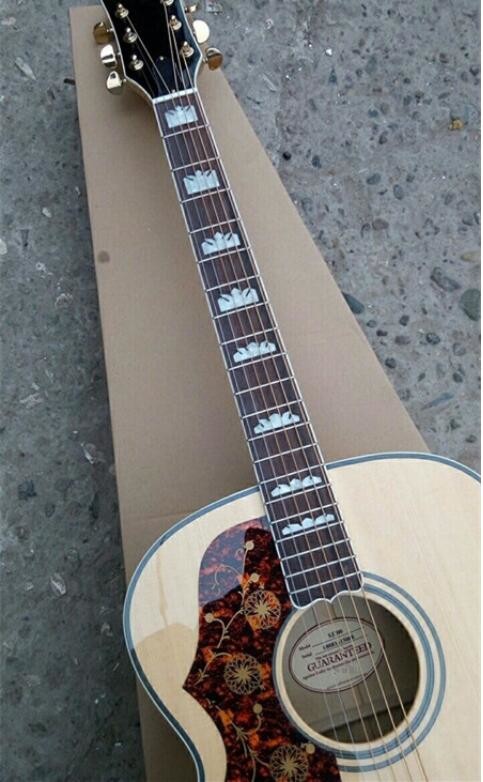 2018 left handed Chibson G200 acoustic guitar GB lefty G200 electric acoustic guitar backhanded