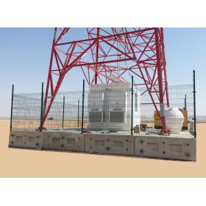 3D Curved Tower Fencing , 5ft Width Welded Wire Mesh Fence