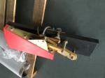 Soft Silica Red Color Telescopic Flap Barrier Mechanism Kits Brushless DC 24V