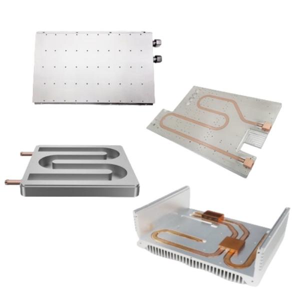 China Small Cold Plate Heat Sink Aluminum / Copper Material Cooling Solution factory