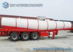 V Shape Chemical Oil Tank Trailer 3 Axles 20000 L Acid Tank Semi Trailer