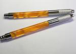 Yellow 110MM Manual Tattoo Pen Permanent Makeup Handmade Tattoo Kits