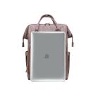 ISO9001 Pink Oxford Cloth Large Capacity Mommy Nappy Bag Backpack