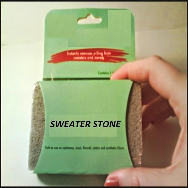 sweater stone,sweater shaver, sweater remover, sweater saver made from pumice