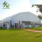 1000 People Exhibition Events Polygonal Tent Glass Side Walls Glasshouse Marquee
